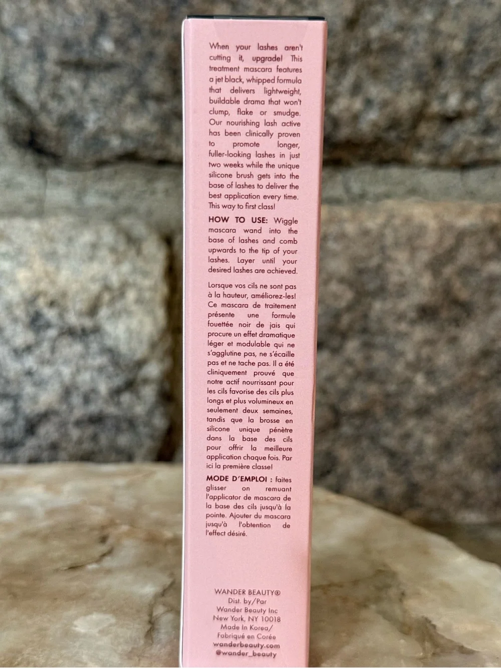 🆕 Wander Beauty Upgraded Lashes Jet Black Treatment Mascara